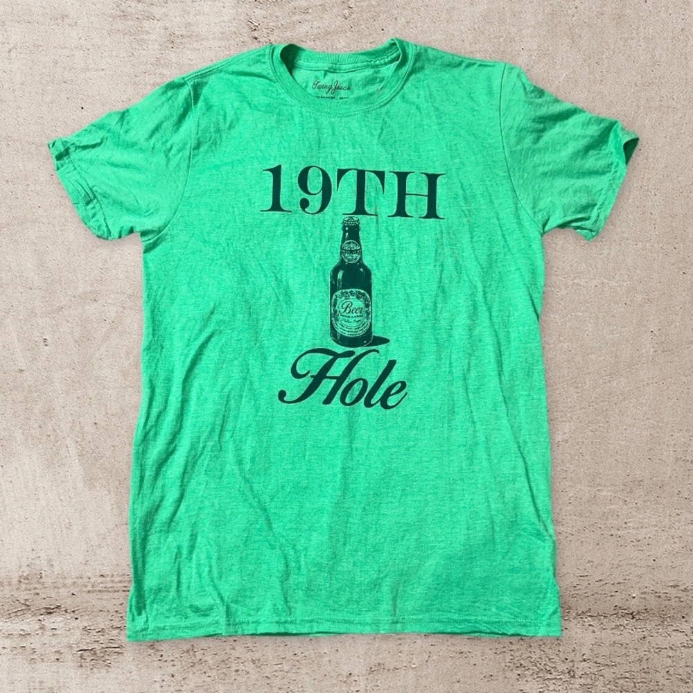 NWOT Swing Juice 19th Hole Golf T-Shirt - Green - Size M